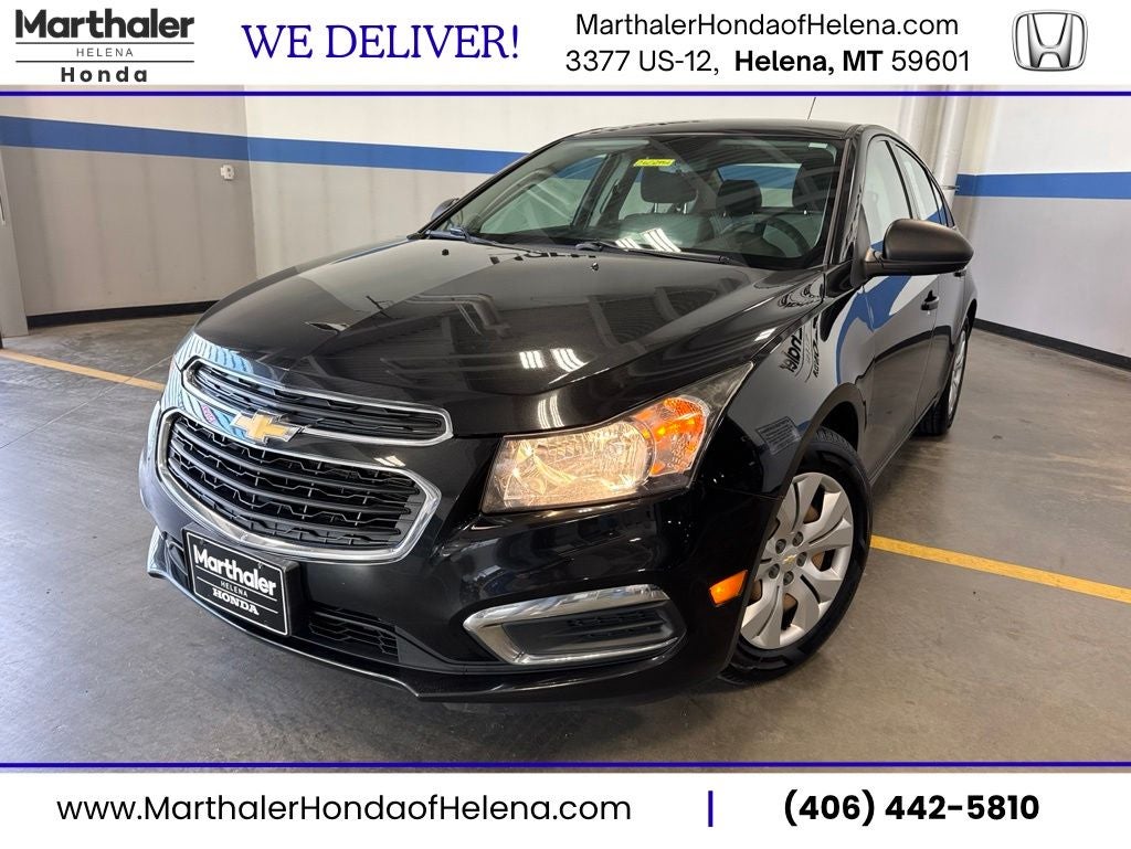 2016 Chevrolet Cruze Limited LS in Black Granite Metallic — front three-quarter view