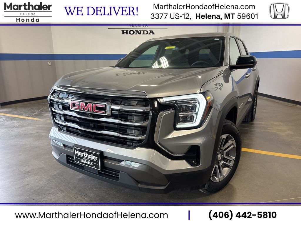 2026 GMC Terrain Elevation 3SB w/ Driver Convenience in Sterling Metallic — front three-quarter view