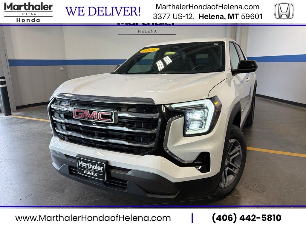 2026 GMC Terrain Elevation AWD w/ Driver Convenience in Summit White — front three-quarter view