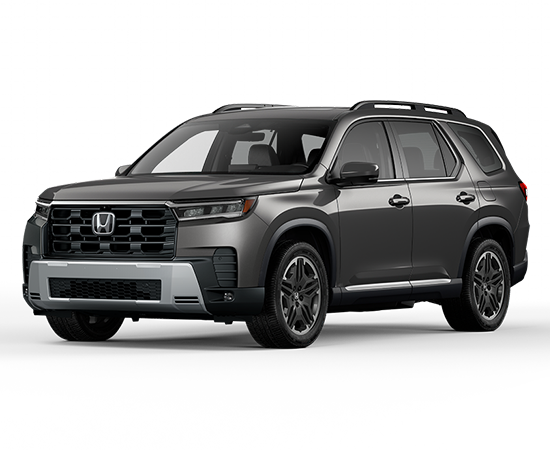 2026 Honda Pilot Touring in Modern Steel Metallic — front three-quarter view
