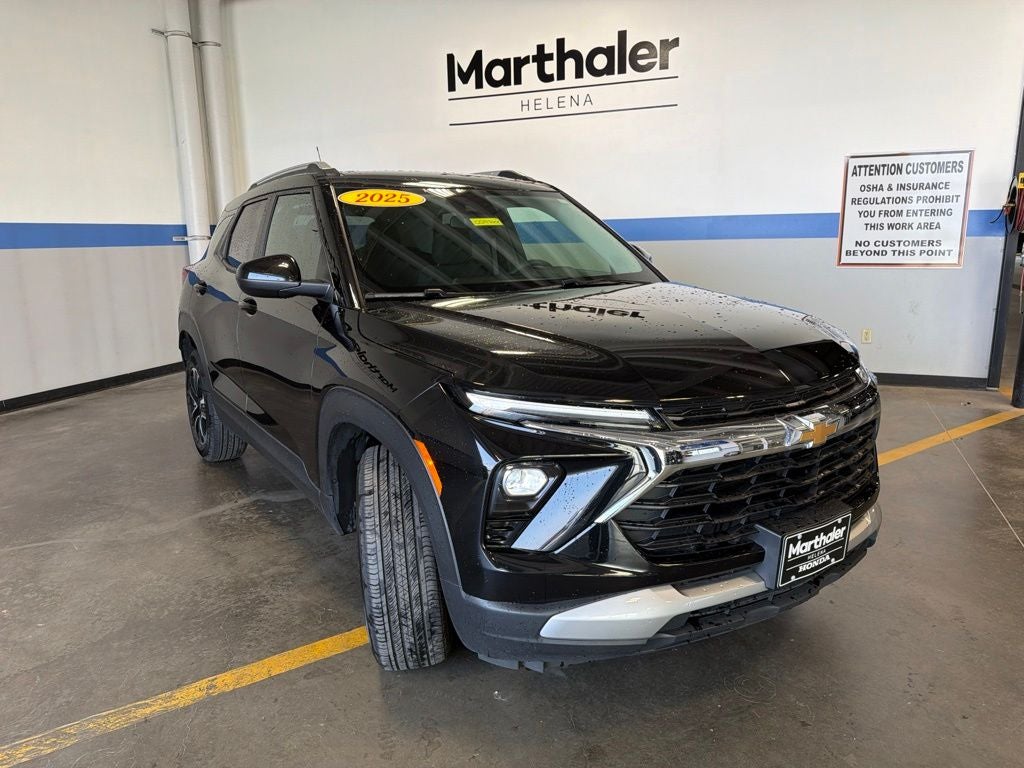 2025 Chevrolet TrailBlazer — rear three-quarter view